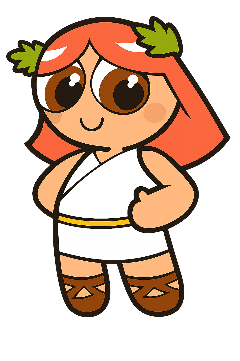 Mascote Pantheon Ruiva